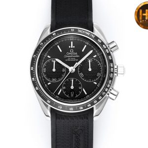 『Pushing Boundaries, Dominating the Scene』HR Factory Welcomes a New Contender—the Omega Speedmaster 326.32.40.50.06.001 Multi-Function Chronograph.Crafted through deep collaboration between the HR team and the authentic manufacturer, this exclusive replica features a complete disassembly and reverse engineering of the genuine model. Sparing no expense or time, the development and molding process took a full year to achieve perfect compatibility and interchangeability with all genuine parts. It matches the boutique-standard 40mm case diameter and incorporates the authentic Swiss-imported Cal.3330 chronograph movement with identical construction. meticulously refined and polished by our professional team for enhanced stability and durability. This creates a replica Omega Speedmaster watch matching the original's quality. 【Appearance】 Acquired and reverse-engineered from an authentic piece, featuring identical stepped case construction, matching CNC polishing grade, consistent thickness dimensions, and full compatibility of all components—including lug screws—with genuine parts.【Dial】Features the authentic grain texture with sunray finish, employing the same micro-bead blasted surface as the genuine piece. The overall density of the grains matches the genuine article, reflecting light identically from any angle. Each numeral index and logo is independently molded using genuine production techniques and materials, achieving three-dimensional aesthetics identical to the original after multiple mold iterations.【Crystal】Double-sided blue-coated curved sapphire crystal with beveled edges and polished edges. Thickness and curvature meet stringent 0.03mm tolerance standards. Scratch-resistant, wear-resistant, and crystal-clear.【Water Resistance】The screw-down crown undergoes repeated testing to ensure identical 100-meter water resistance as the genuine article. 【Strap】The rubber strap adheres to strict standards from raw material selection. Every detail undergoes repeated polishing to achieve premium quality. Soft and smooth, it conforms comfortably to the wrist. Every stitch, detail, and serial number matches the genuine article.【Buckle】The brushed finish on the buckle features fine, uniform lines with depth identical to the genuine article. Not only is the density and fineness of the brushing consistent, but the depth of the finish is also precisely replicated. The buckle's depth is faithfully reproduced, eliminating the awkward issue of loosening over time. Even after prolonged use, the buckle remains perfectly aligned, with the crisp clicking sound upon fastening meticulously recreated. 【Movement】 Based on the authentic Cal.3330 chronograph movement, our team meticulously refined and polished the genuine Cal.3330 base. This enhances movement stability, overcoming the longstanding issue of chronograph models being merely superficial.【Quality Control】 HRF's team maintains near-obsessive quality control standards. Each movement undergoes rigorous inspection from the source. Every watch is meticulously adjusted to peak performance by HRF watchmakers before leaving the factory. Each piece is then rested for 24 hours to ensure flawless operation before final shipment. HRF remains steadfast in its commitment to perfection, continuously crafting replica watches of original-order quality for watch enthusiasts worldwide.